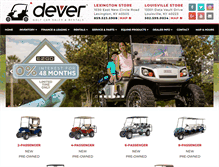 Tablet Screenshot of deverinc.com